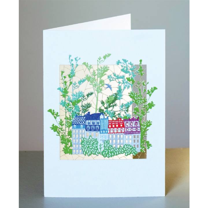 Houses and trees (pack of 6)