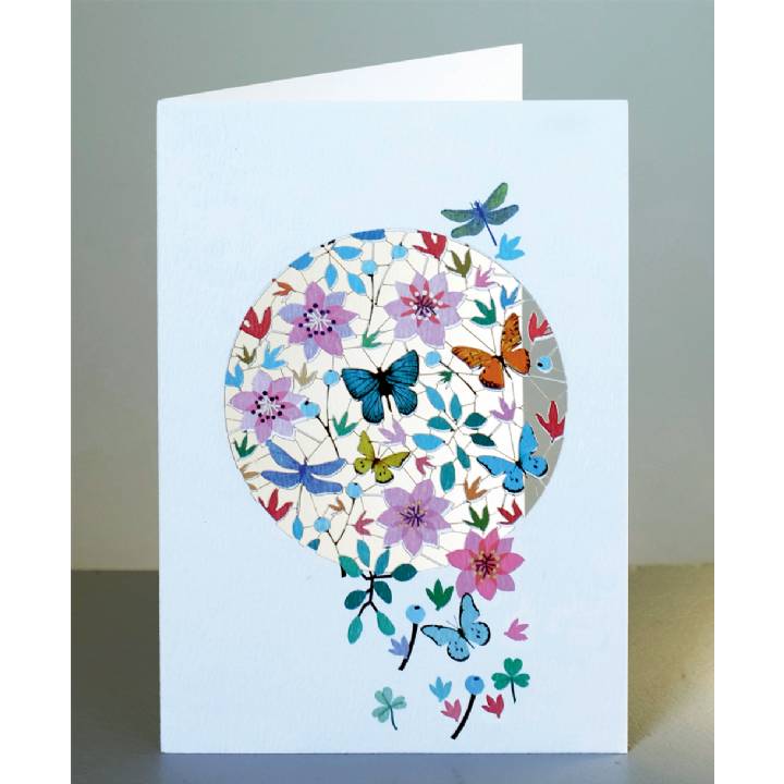 Flowers and butterflies (pack of 6)
