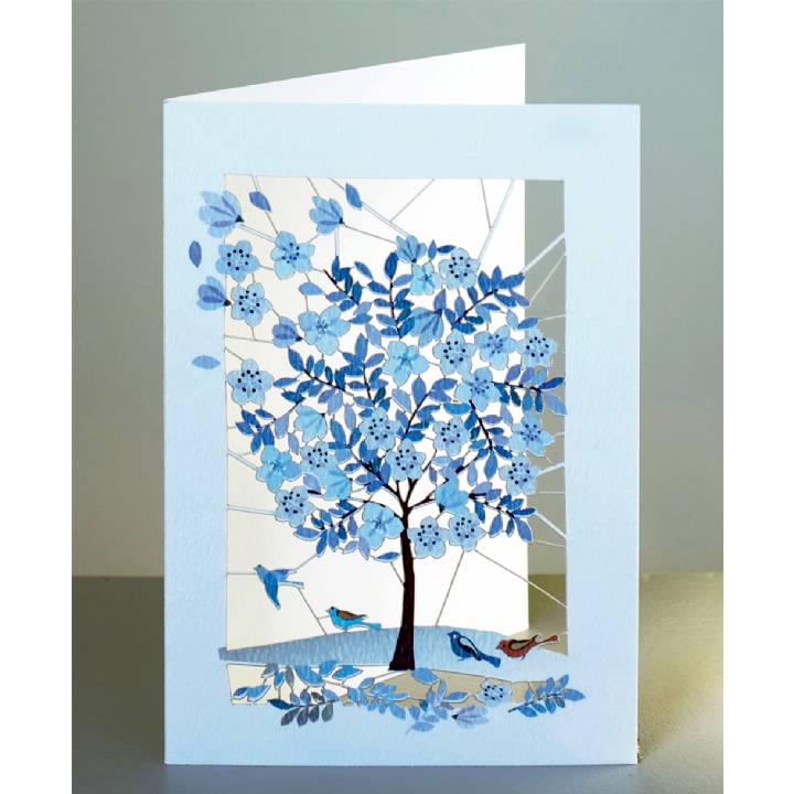 Blue tree (pack of 6)