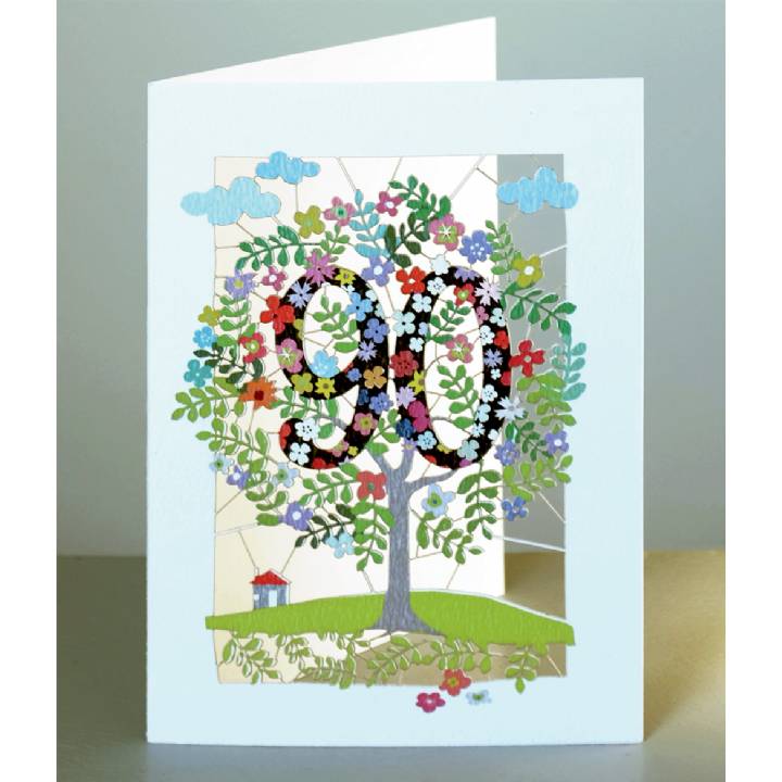 Age 90 - tree (pack of 6)