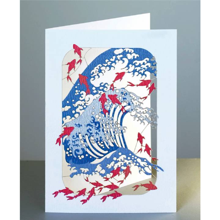 Wave and fish (pack of 6)
