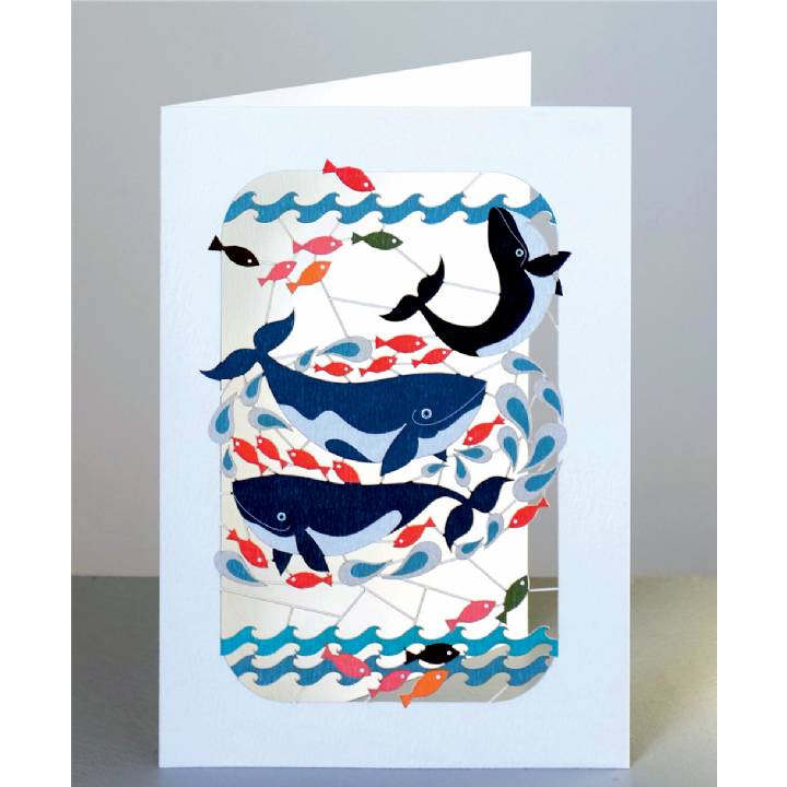 Whales and fish (pack of 6)