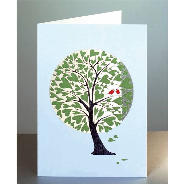 Green heart tree (pack of 6)