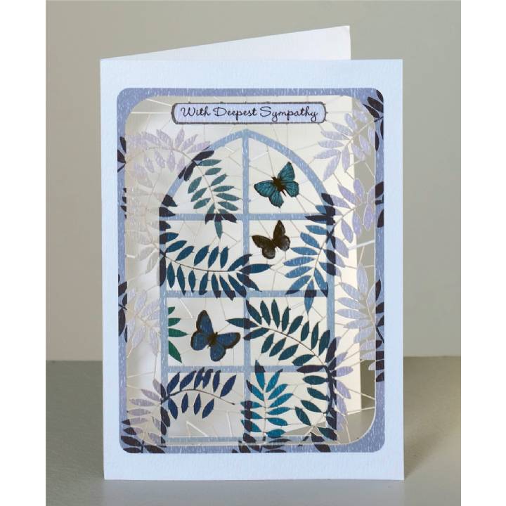 Butterflies - sympathy (pack of 6)