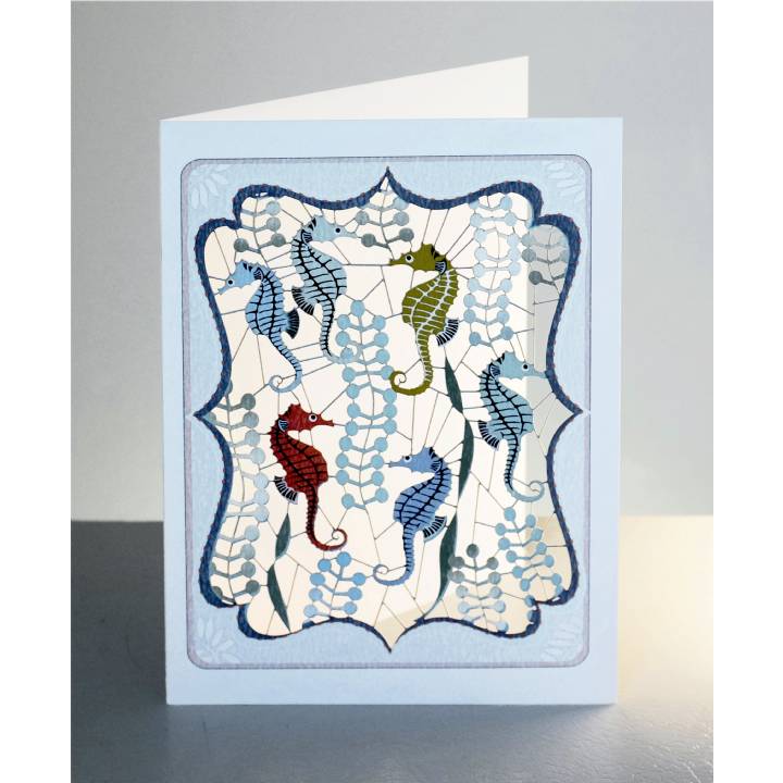 Colorful seahorses (pack of 6)