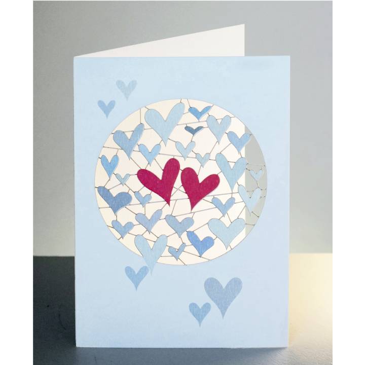 Pair of hearts (pack of 6)