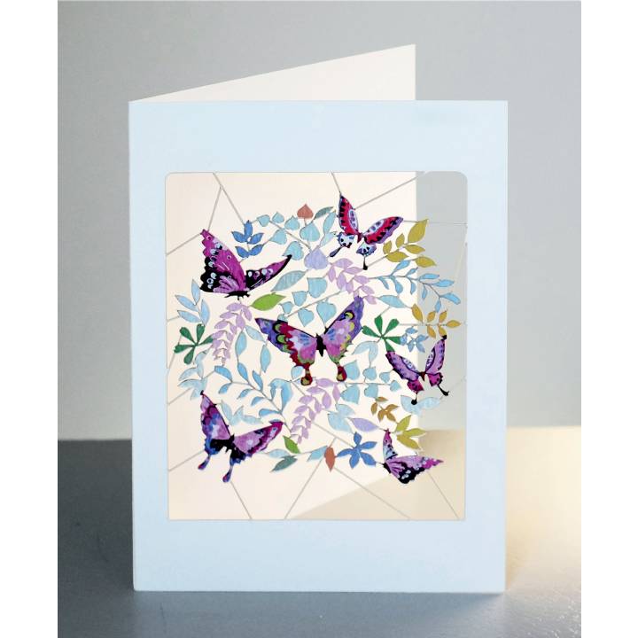 Purple butterflies (pack of 6)