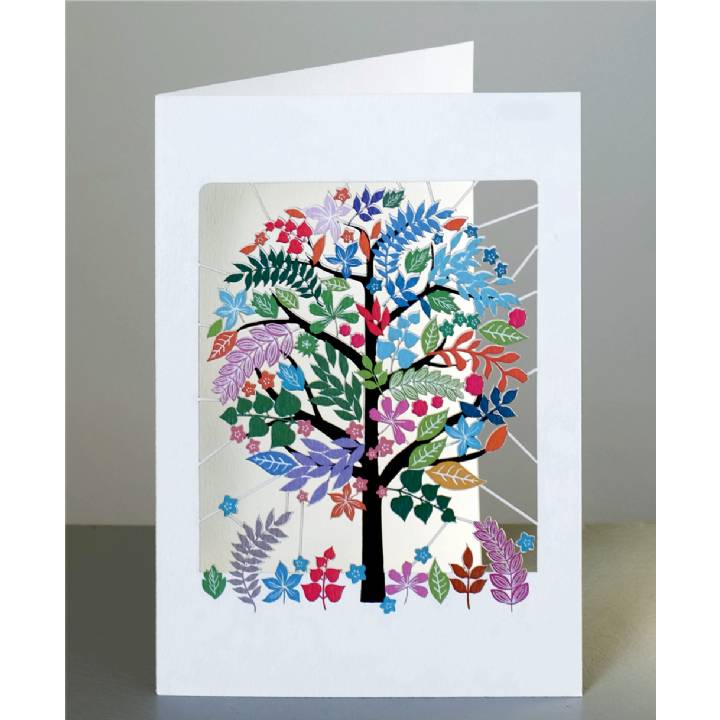 Multicoloured tree (pack of 6)