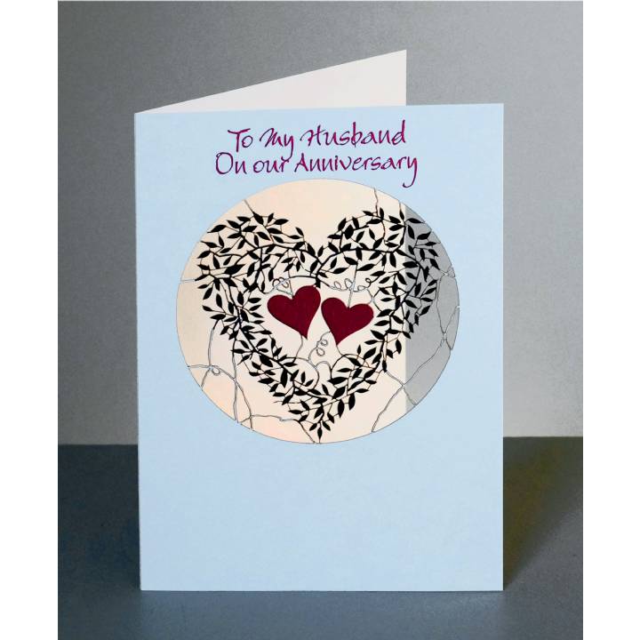 To My Husband on our Anniversary (pack of 6)