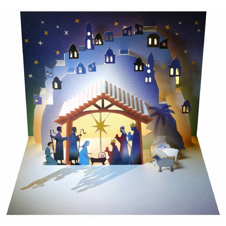 Christmas manger (pack of 6)