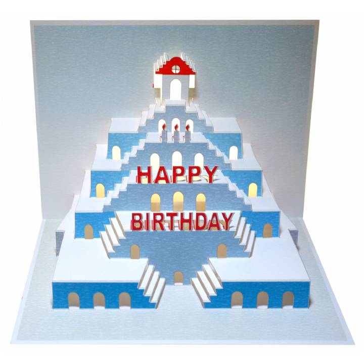 Happy Birthday stairs (pack of 6)