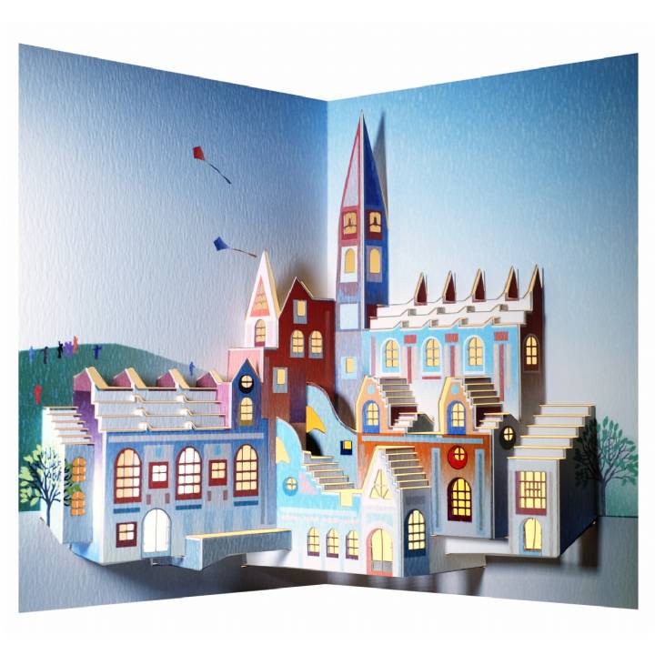 Colourful cathedral (pack of 6)