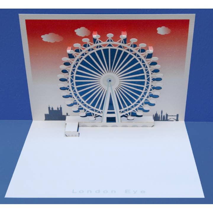 The London Eye - Red Sky (pack of 6)