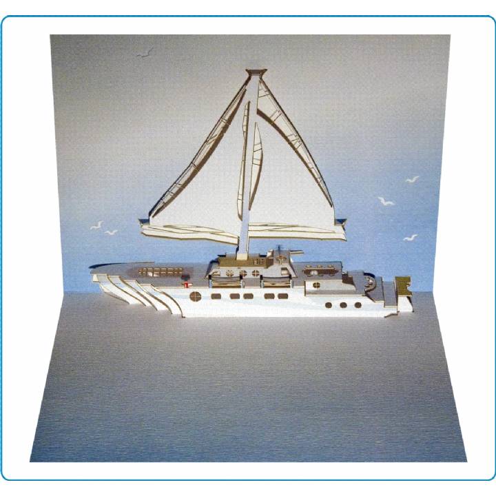 Pop-up yacht (pack of 6)