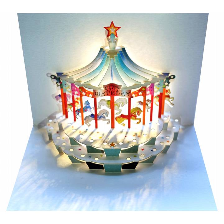 Happy Birthday carousel (pack of 6)