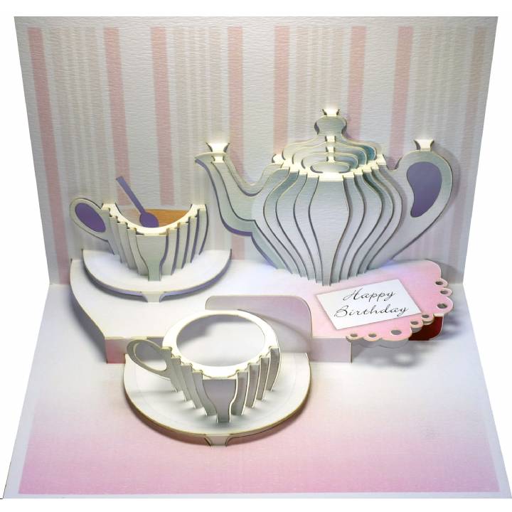 Birthday tea set (pack of 6)