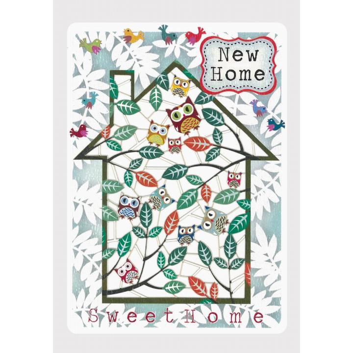 New home - owls (pack of 6)