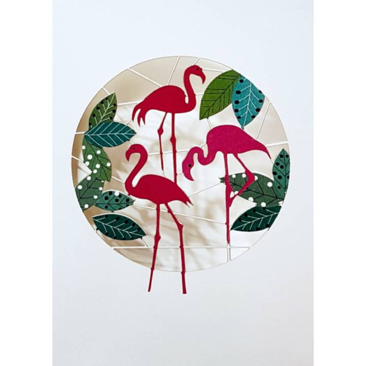 Happy flamingos(pack of 6)