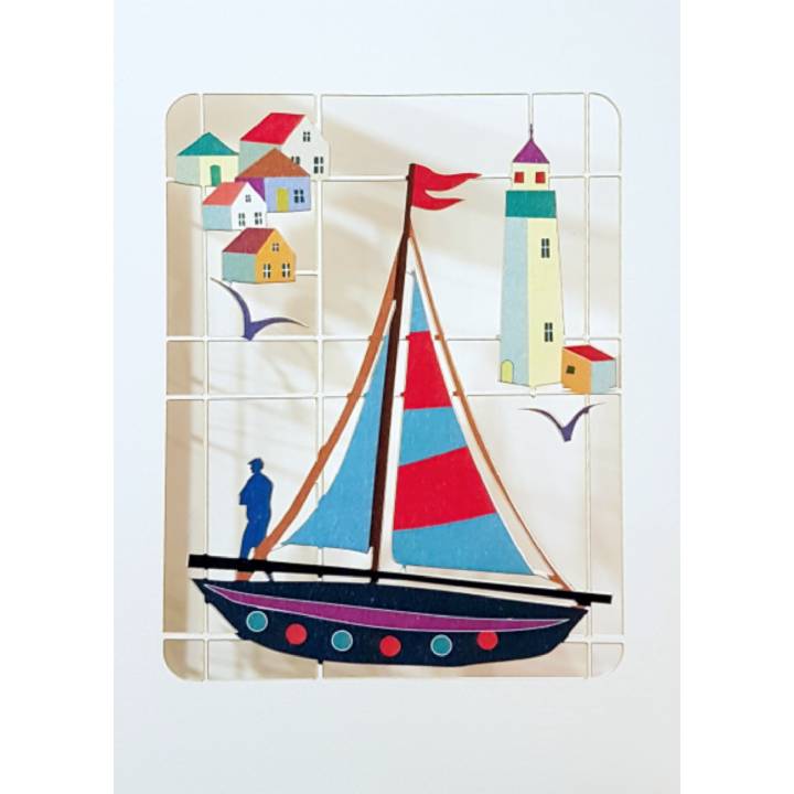 Fishing boat (pack of 6)