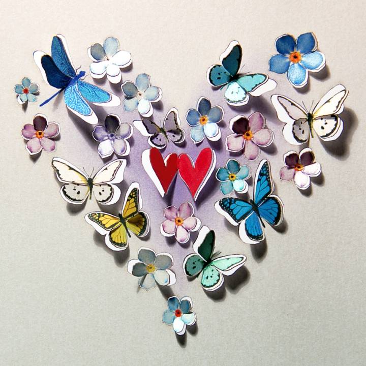 Magical hearts (pack of 6)