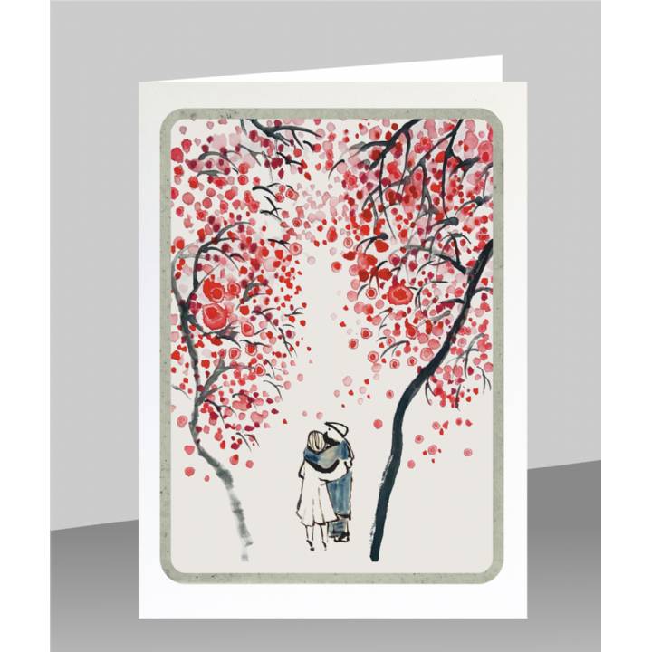 Love among the cherry blossoms (pack of 6)