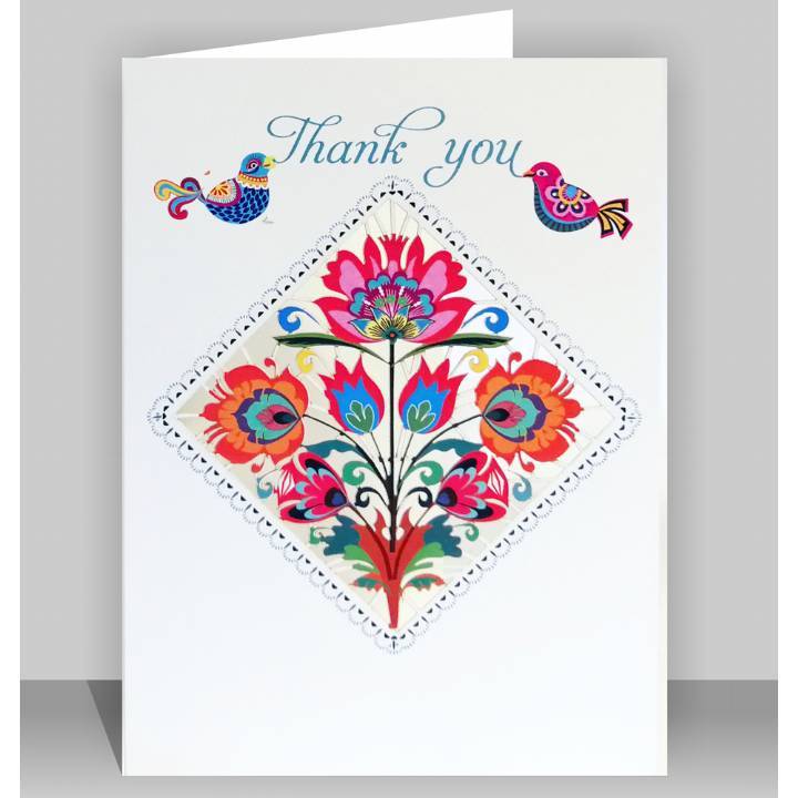 Thank you - Flower diamond (pack of 6)