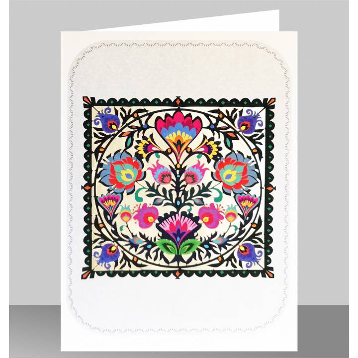 Folk Art Flower Square (pack of 6)