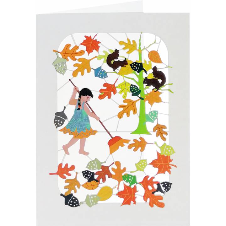 Autumn  sweeping (pack of 6)