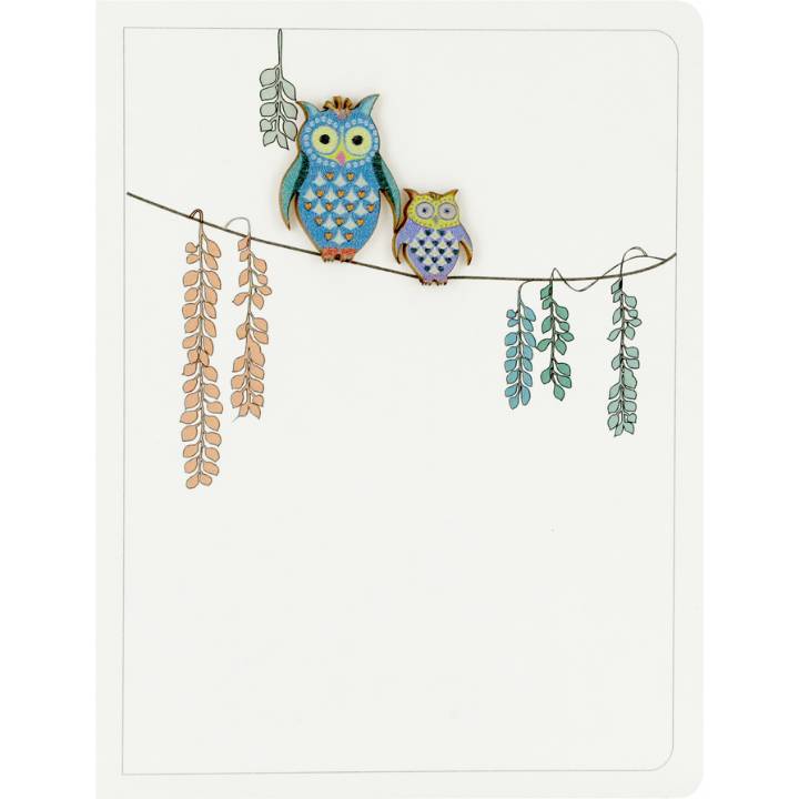 Owl and owlet (pack of 6)