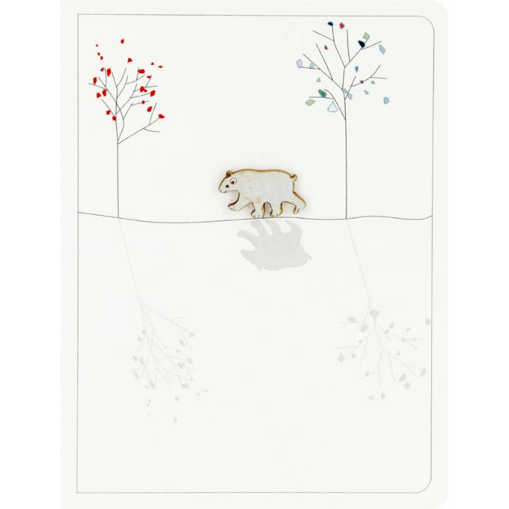 Polar bear and trees (pack of 6)