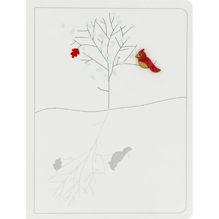 Red cardinal bird (pack of 6)