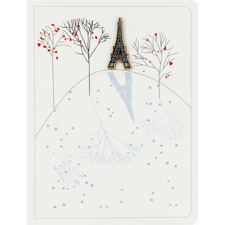 Eiffel Tower and Trees (pack of 6)