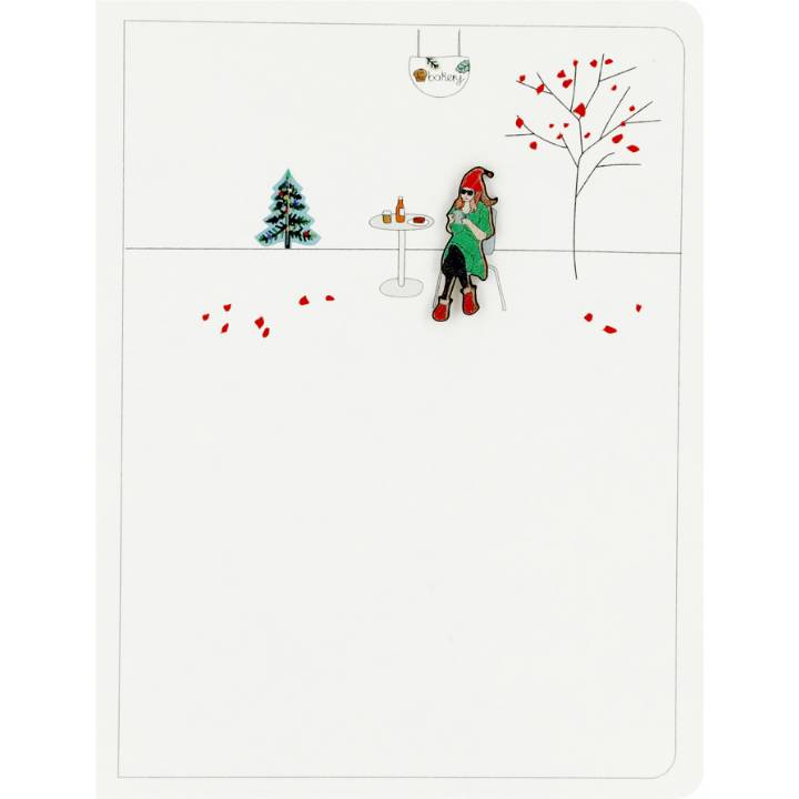 Elf with a phone (pack of 6)