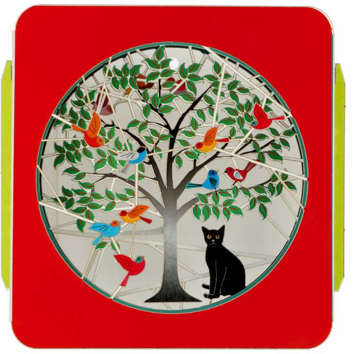 Art Box - Cat under tree (Pack of 6)