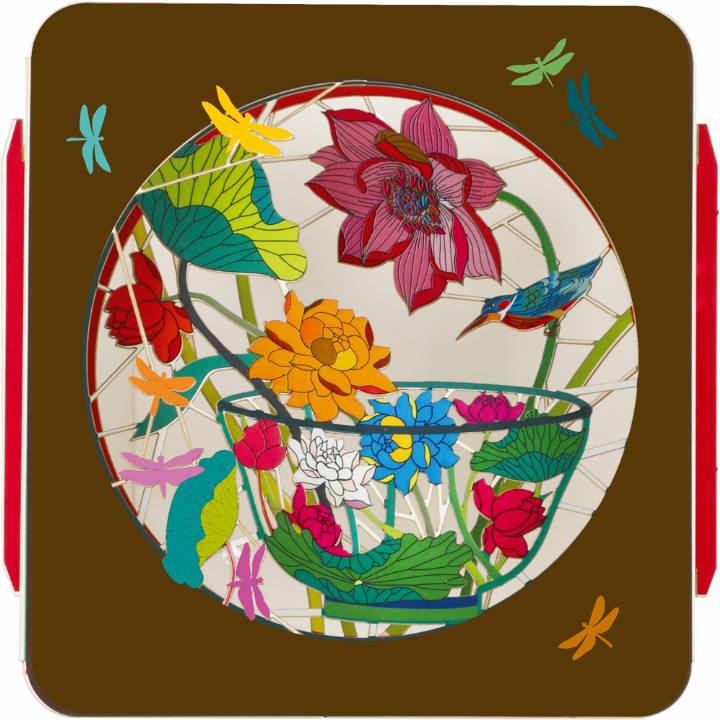 Art Box - Bowl and Flowers (Pack of 6)