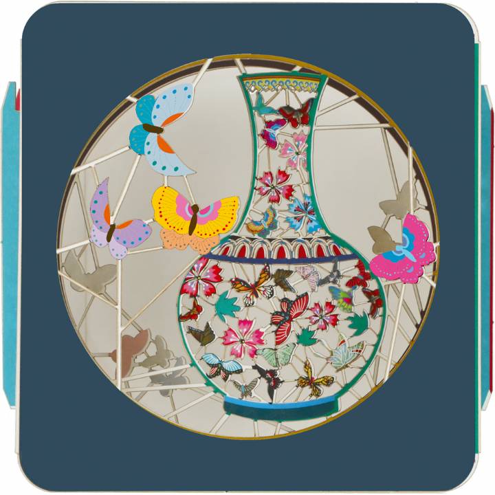 Art Box - vase and Butterflies (Pack of 6)
