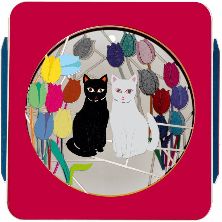Art Box - Cats and Tulips (Pack of 6)