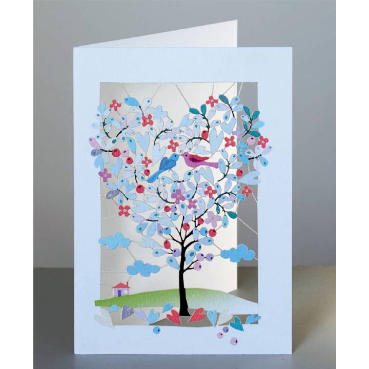 Heart-shaped tree (pack of 6)