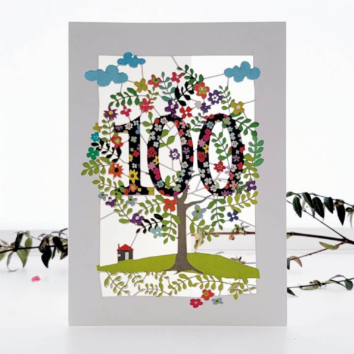 Age 100 - tree (pack of 6)