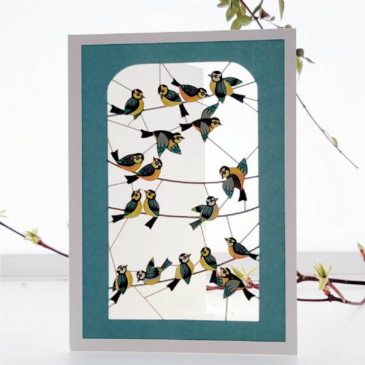 Birds on a Wire (pack of 6)