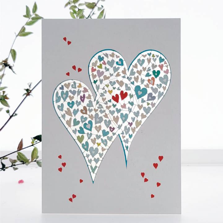 Two Hearts (pack of 6)