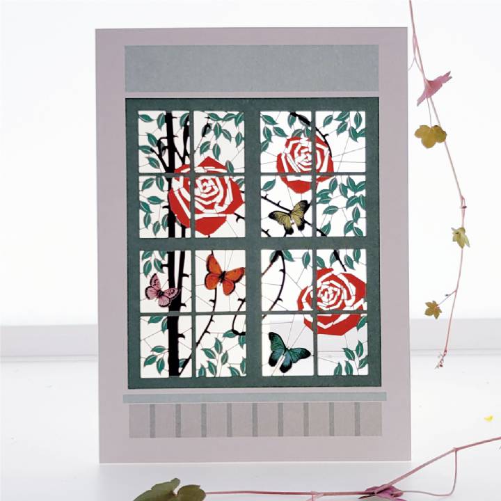 Roses at the Window - Blank (pack of 6)