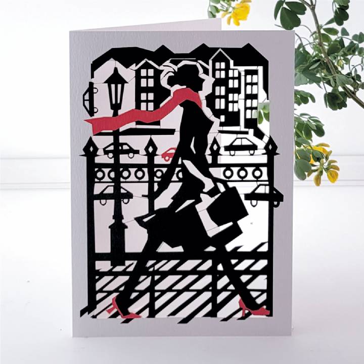 Woman walking (pack of 6)