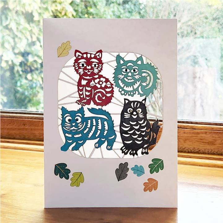 Four Cats (pack of 6)