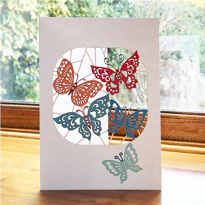 Five Butterflies (pack of 6)