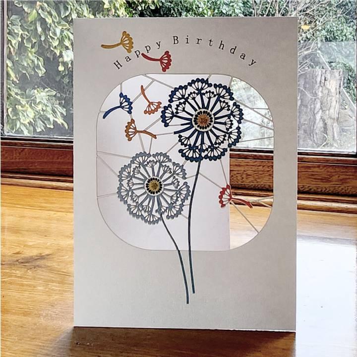 Happy Birthday - Dandelions (pack of 6)