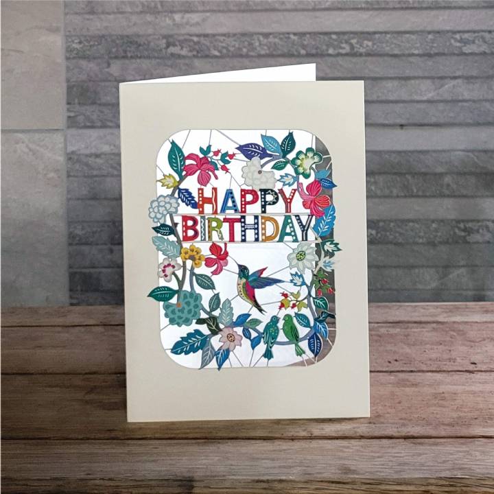 Happy Birthday - hummingbird